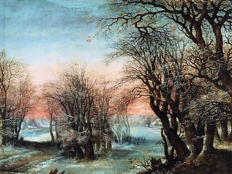 Denys Van Alsloot Winter Landscape France oil painting art